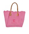 Ermanno Scervino Logo Logo Handbag In Pink