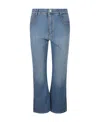 Ermanno Scervino Logo-patch Flared Denim Jeans In Blue
