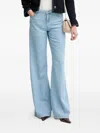 Ermanno Scervino Logo-patch Jeans In Blue