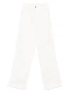 Ermanno Scervino Logo-patch Jeans In White