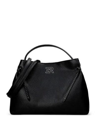 Ermanno Scervino Logo-print Tote Bag In Black