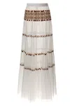 Ermanno Scervino High-waist Maxi Tiered Skirt