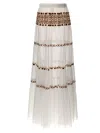 ERMANNO SCERVINO LONG EMBROIDERY SKIRT