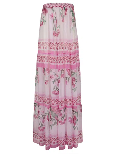 Ermanno Scervino Long Skirt In Pink