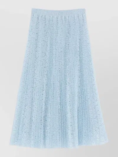 ERMANNO SCERVINO LONG SKIRT PLEATED MIDI LACE ELASTIC