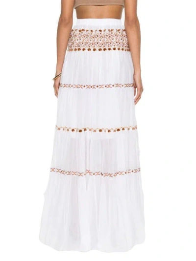 ERMANNO SCERVINO LONG SKIRT WITH EMBROIDERY