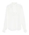 Ermanno Scervino Ruffled-trim Blouse In White