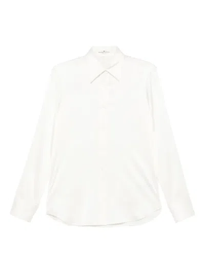 Ermanno Scervino Long-sleeve Button-up Shirt In White