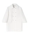 Ermanno Scervino Long Sleeve Coat In White