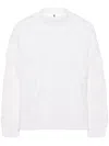 Ermanno Scervino Long Sleeve Crew Neck Sweater