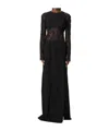 Ermanno Scervino Long Sleeve Dress In Black