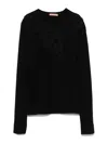Ermanno Scervino Long Sleeve Shirt In Black