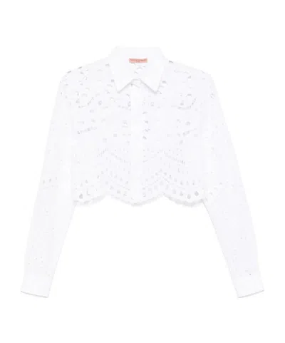 ERMANNO SCERVINO BRODERIE ANGLAISE SHIRT