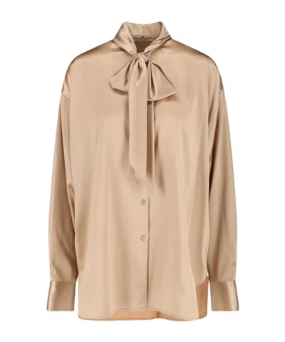 ERMANNO SCERVINO ERMANNO SCERVINO LONG SLEEVE BOW DETAIL BLOUSE