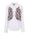 Ermanno Scervino Long Sleeve Shirt In White
