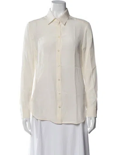 Pre-owned Ermanno Scervino Long Sleeve Top In Neutral