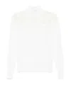 Ermanno Scervino Long Sleeve Turtle-neck Sweater In White