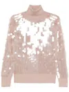 Ermanno Scervino Sequin-embellished Sweater In Metallic