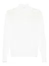 Ermanno Scervino Long Sleeve Turtle-neck Sweater In White