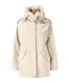Ermanno Scervino Casual Jacket With Hood And Pockets In Neutral