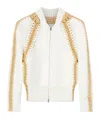 Ermanno Scervino Cardigan Mit Raffiabast-details In White