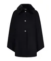 Ermanno Scervino Long-sleeved Coat In Black