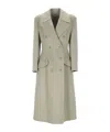 Ermanno Scervino Long-sleeved Coat In Gray