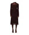 Ermanno Scervino Long-sleeved Lace Dress In Black
