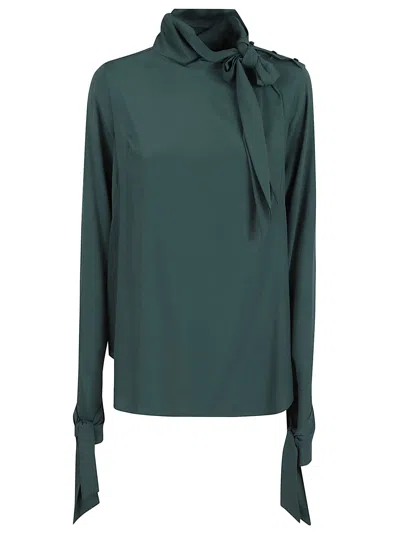 Ermanno Scervino Long Sleeved Shirt In Green