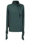 Ermanno Scervino Long Sleeved Shirt In Green