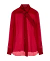 Ermanno Scervino Long-sleeved Shirt In Red