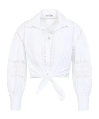 Ermanno Scervino Long-sleeved Shirt In White