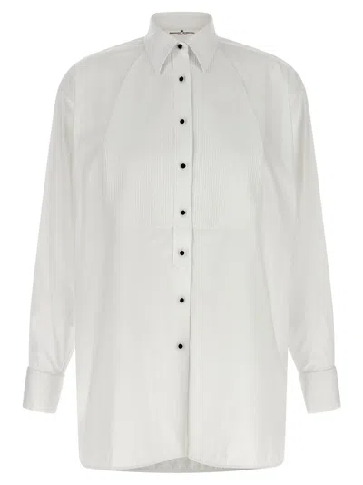 ERMANNO SCERVINO PLEATED TUXEDO SHIRT