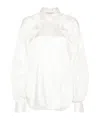 Ermanno Scervino Long-sleeved Shirt In White