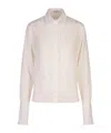 Ermanno Scervino Embroidered Cotton Shirt In White