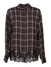 Ermanno Scervino Long-sleeved Shirt With Classic Collar In Brown