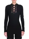 Ermanno Scervino Long-sleeved Sweater In Black