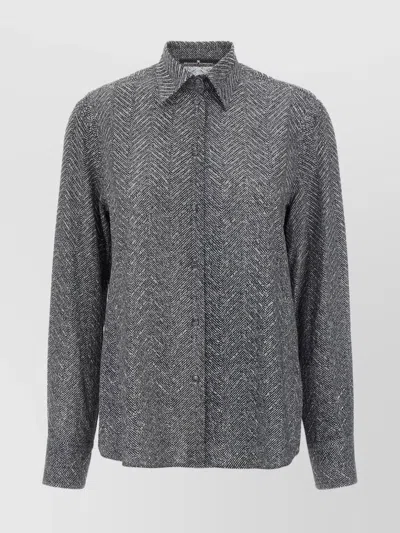 Ermanno Scervino Long Sleeves Crystal Shirt