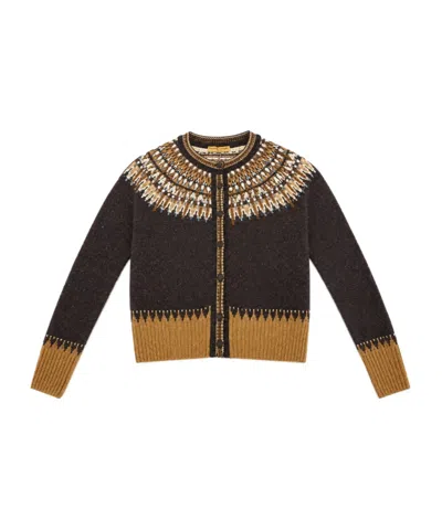 Ermanno Scervino Long-sleeve Cardigan In Black