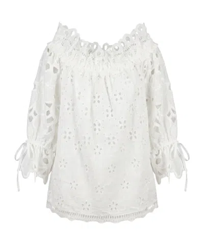 Ermanno Scervino Long-sleeved Cover-up In Gray