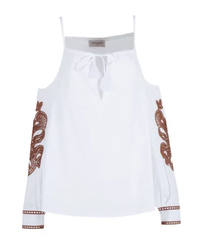 Ermanno Scervino Long-sleeved T-shirt In White