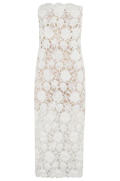 ERMANNO SCERVINO MACRAMÉ LACE DRESS