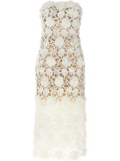 ERMANNO SCERVINO MACRAMÉ LACE DRESS