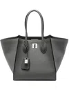 Ermanno Scervino Maggie Padlock Leather Tote Bag