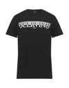 Ermanno Scervino Man T-shirt Black Size Xl Cotton, Elastane