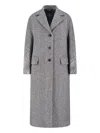 Ermanno Scervino Maxi Coat In Gray