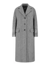 Ermanno Scervino Herringbone-pattern Button Coat In Multi