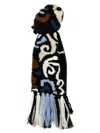 Ermanno Scervino Maxi Fringed Scarf In Multi