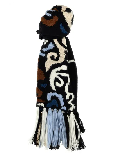 Ermanno Scervino Maxi Fringed Scarf In Multi
