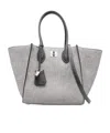 Ermanno Scervino Medium Maggie Tote Bag In Gray